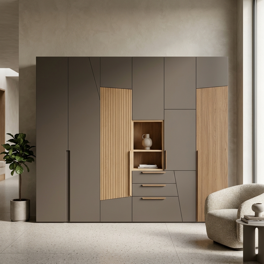 Современный шкаф Комби с нишей